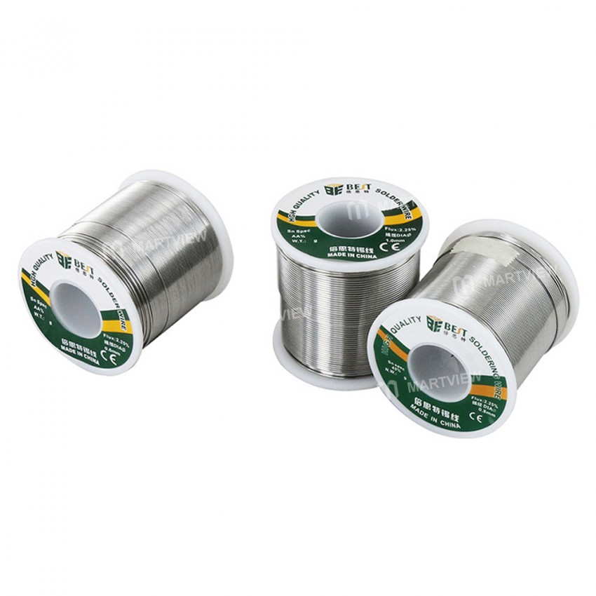BEST 500g 0.3 / 0.4 / 0.5 / 0.6 / 0.8 / 1.0mm Tin Content 60% Rosin Core Solder Wire for Circuit Boa