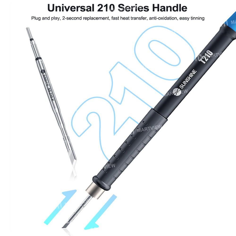 sunshine s3-60w-3-customizable-channels-c210-intelligent-digital-display-soldering-station-12