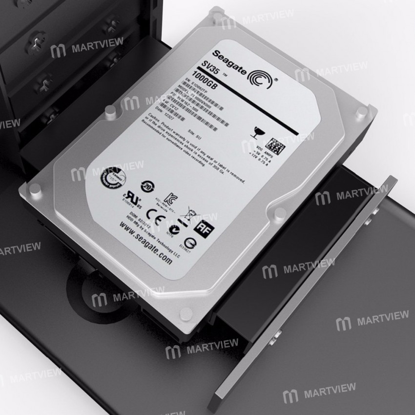 Orico AC52535-1S 5.25-inch to 2.5 or 3.5 Inches Hard Disk Drive Aluminum Alloy Dock for HDD SSD