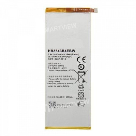 Battery Replacement for Huawei P7 Use (HB3543B4EBW / 2460mAh) - grade AAA quality