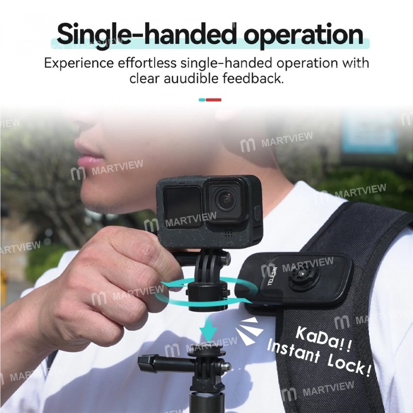 telesin sports-camera-backpack-strap-mount-clip-for-gopro-hero-dji-insta360-12