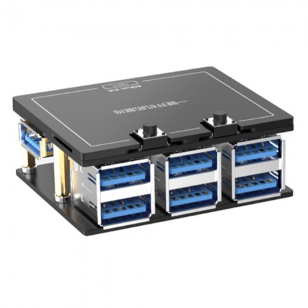 Aixun P2408S One Key Boot Up Docking Station with Six HUB Ports for iPhone Battery