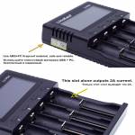 LiitoKala Lii-PD4 4-slot Screen Display Universal Smart Charger for Lithium / NiMH Battery