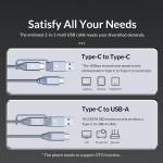 Orico MM2C3-G2 USB3.1 Gen2 Type-C 10Gbps M.2 NVMe / SATA Solid State Drive Enclosure