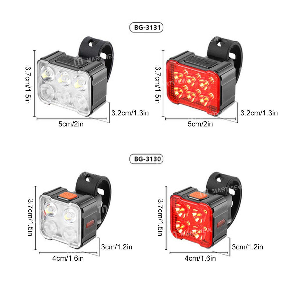 rechargeable bike-lights-set-front-13