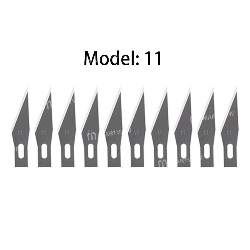 Non-Slip Metal Engraving Craft Knife Tools Set with 10pcs Blades