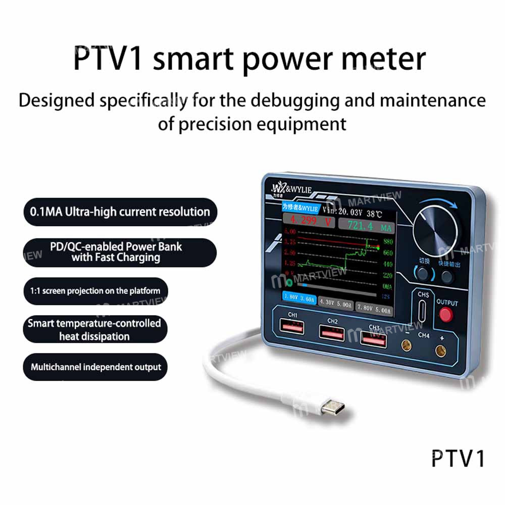 wylie ptv1-multi-channel-repair-power-supply-for-commissioning-maintenance-of-precision-equipment-7