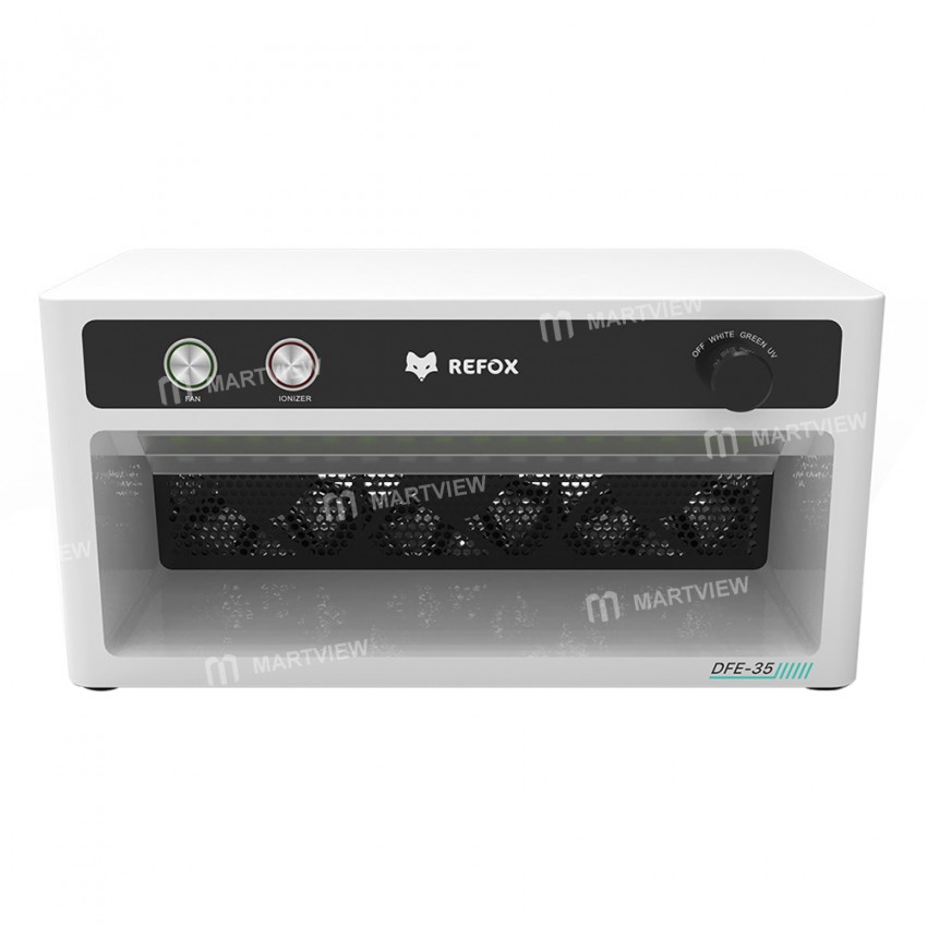 Refox DFE-35 Multifunction Phone Repair Dust Removal Workbench for Lighting / Dust Detecting / UV Cu