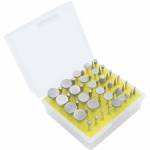 1/8 inch Shank Diamond Grinding Head Set for Electric Polisher - 50Pcs