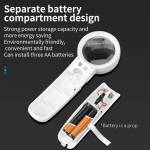 luxianzi 30x-40x-handheld-double-lenses-magnifier-with-led-lights-9