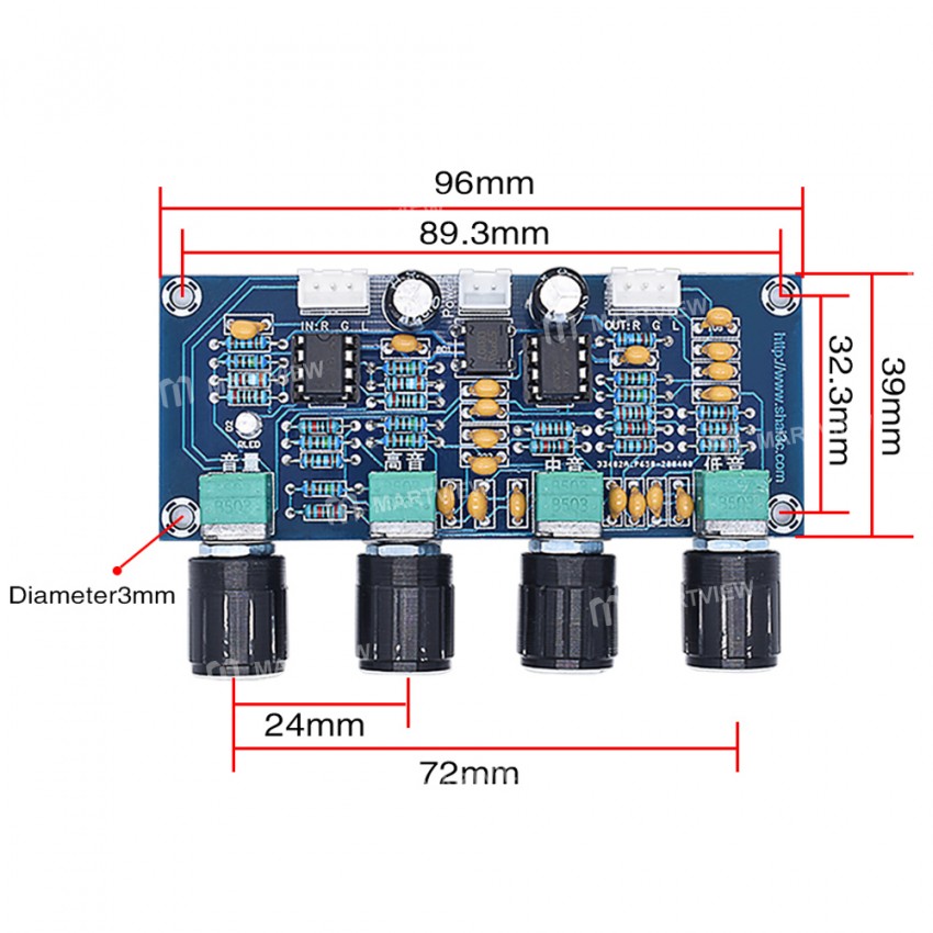 xh a901-ne5532-tone-digital-power-amplifier-board-with-treble-bass-volume-adjustment-7