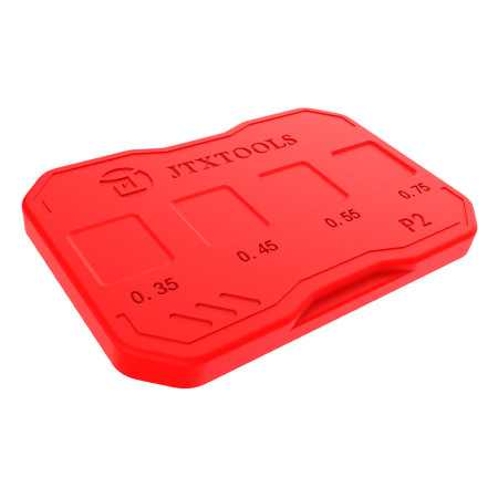 JTX P2 Multiple Sizes High-Temperature Resistant Solder Paste Silicone Pad for CPU IC Repair