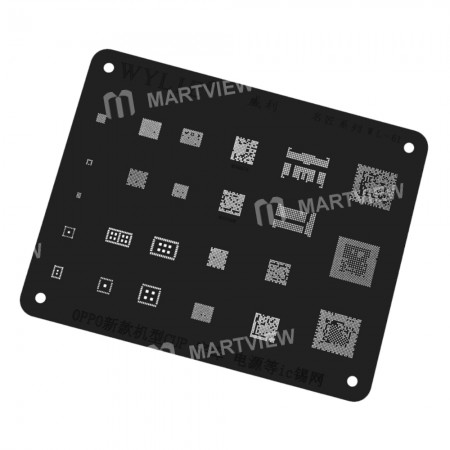 WYLIE WL-61 BGA Reballing Black Stencil Net for OPPO MSM8998 MSM8940 MT6797W MT6795W MT6177W MT6357V