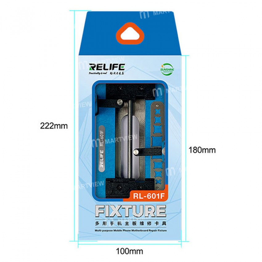 Relife RL-601F Multi-purpose Positioning Additional Track Dual Clamps Universal PCB Fixture