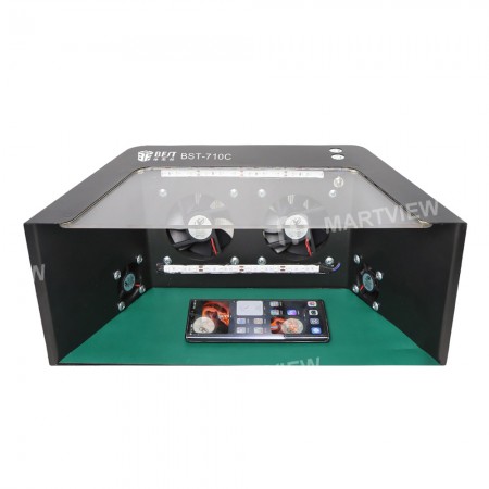 BST-710C Multifunction Mini Desktop Film Dust Removal Workbench for Mobile Phone LCD Repair