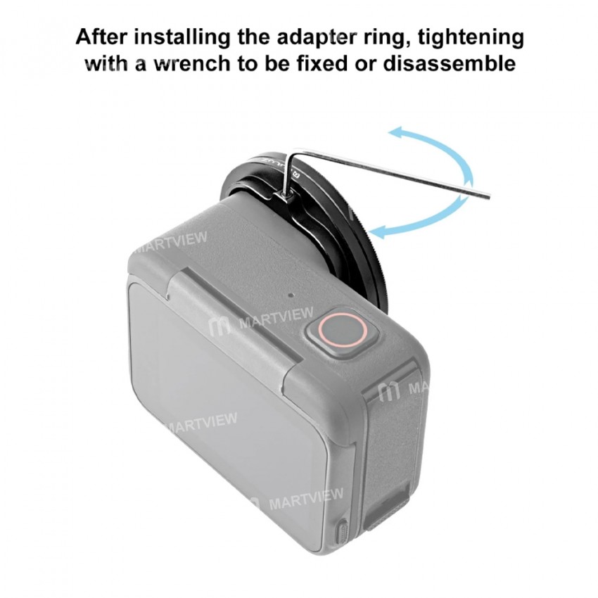 puluz sports-camera-lens-filter-adapter-ring-with-uv-filter-and-lens-cover-for-insta360-ace-pro-7