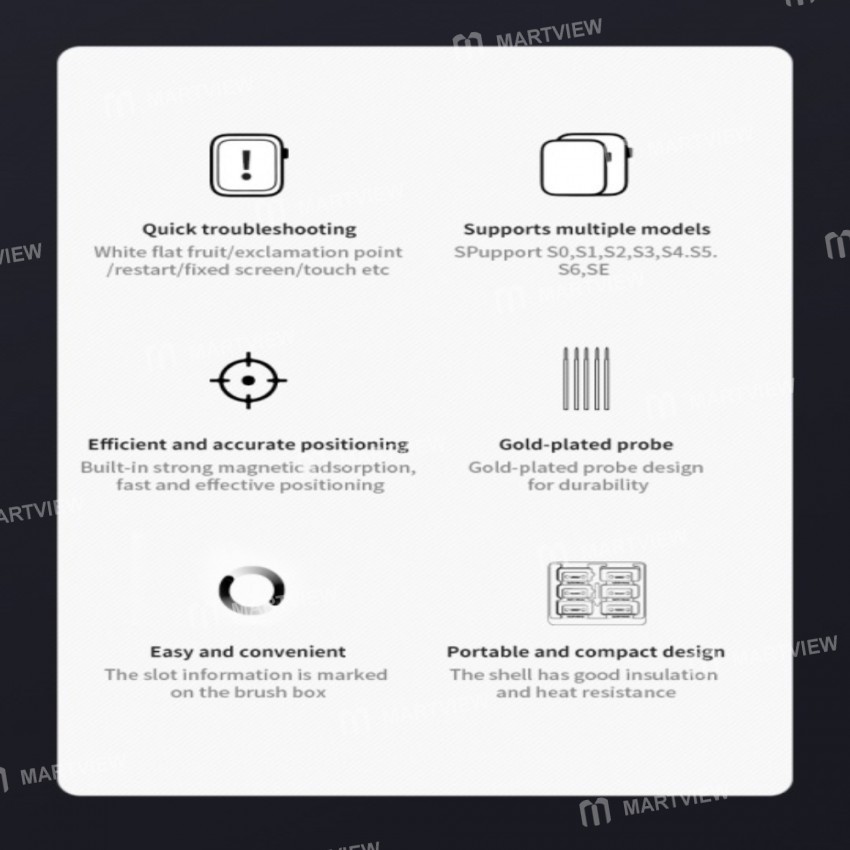 MagicAWRT 6in1 Recovery Adapter Restore Tool for iWatch S2 S1 S3 S4 S5 S6