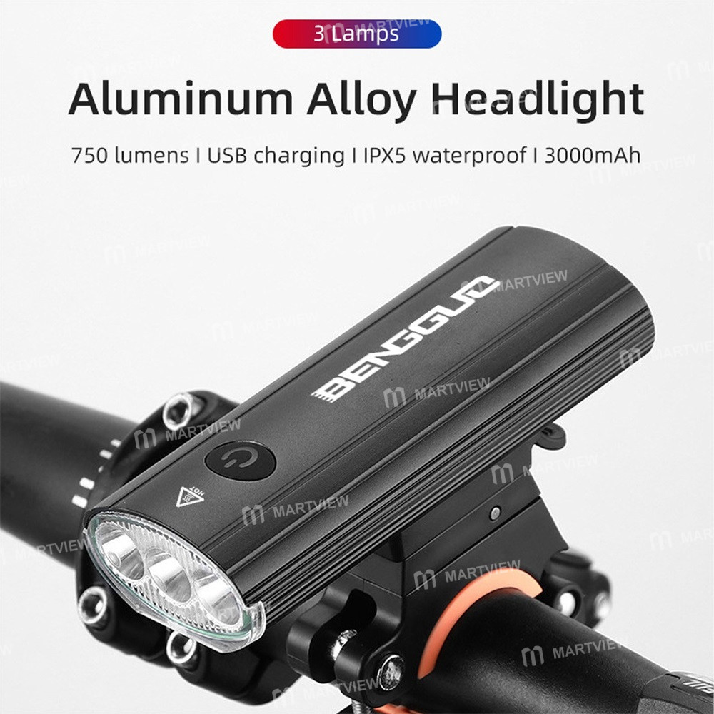 bengguo led-bike-lights-rechargeable-3000mah-7