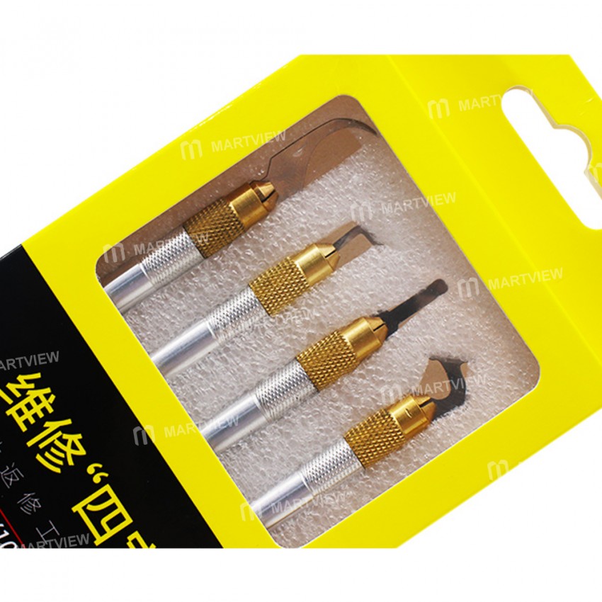 B&R X1015 Chip Edge Scraping Glue Shovel Black Glue Remove Knife