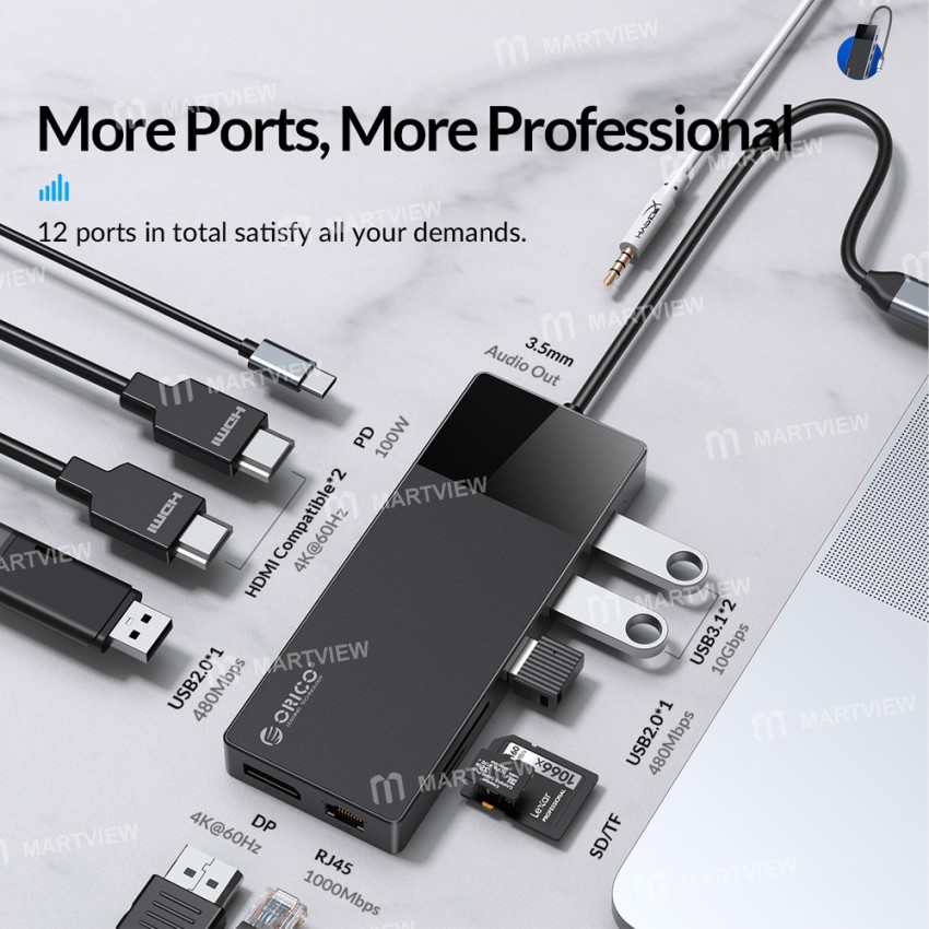 orico dm-12p-12-in-1-type-c-to-dual-hdmi-multifunction-docking-station-5