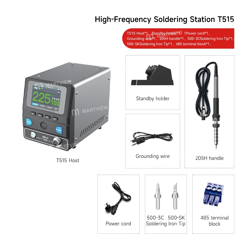 aixun t515-150w-hd-color-display-high-frequency-soldering-station-with-usbrs485-communication-8