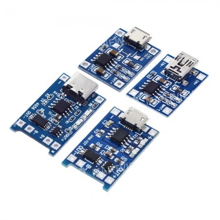TP4056 Charging Power Module And 18650 lithium Battery Module MICRO / MINI / Type-c Interface