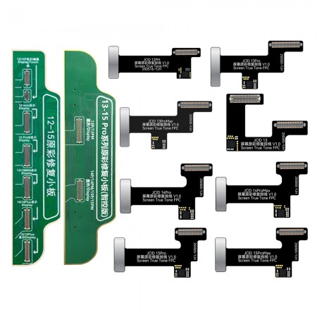 JCID Screen True Tone Repair Flex Cable and Adaptor for iPhone 12-15 Series