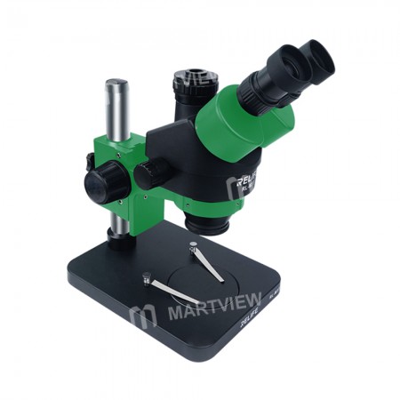 Relife RL-M3T 0.7-4.5X Trinocular HD Camera M-11 M-12 M-13 Stereo Microscope - Green