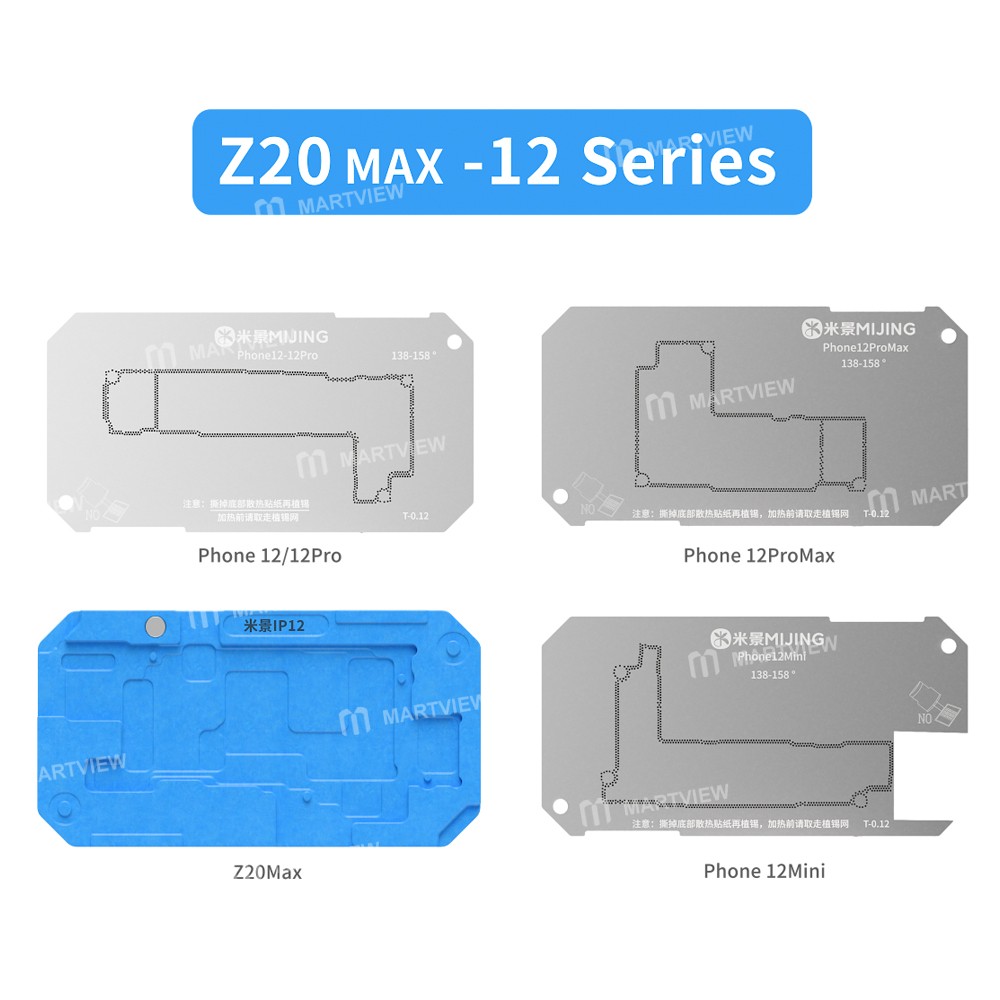 mijing z20-max-motherboard-middle-layer-planting-tin-platform-for-iphone-x-to-17pro-max-4