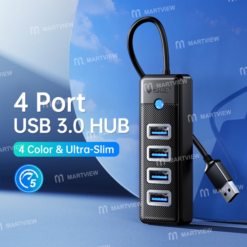 orico pw4u-u3-4-ports-high-speed-mini-splitter-usb-30-5gbps-hub-2