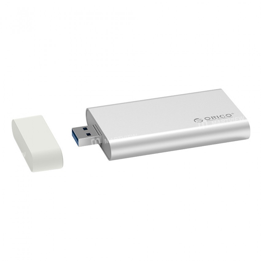 Orico MSG-U3 Type-A USB3.0 5Gbps High-Speed Aluminum mSATA SSD Enclosure