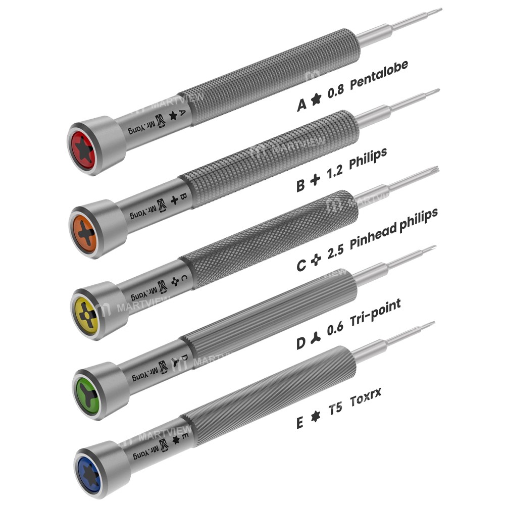 ycs no1-5-in-1-extra-hard-s2-alloy-steel-screwdriver-set-for-mobile-phone-repair-3