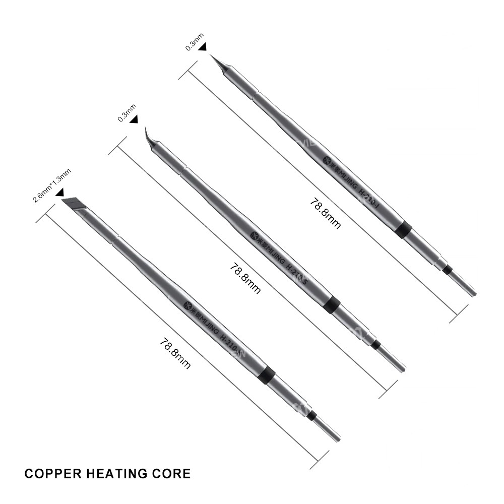 mijing h210-series-high-precision-copper-heating-core-soldering-tips-for-mobile-phone-pcb-repair-2