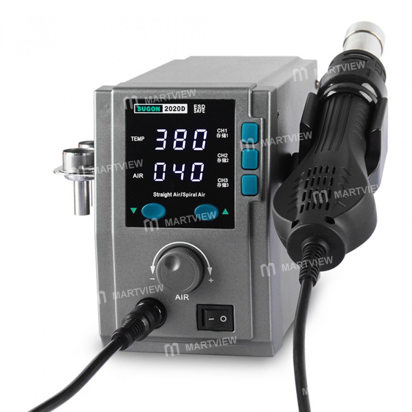 SUGON 2020D 700W Hot Air Gun Lead-Free Rework BGA SMD Soldering Station