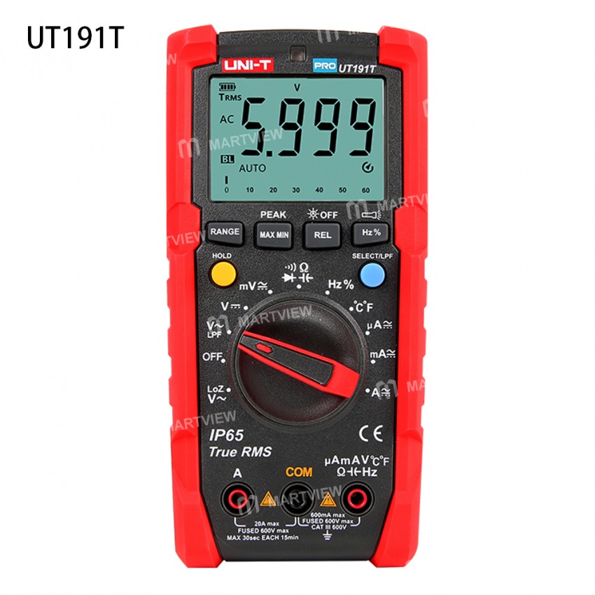 UNI-T UT191E / UT191T Auto Range 6000 Count Profesional Digital Multimeter