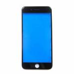 Replacement touch screen digitizer outer glass lens with bezel frame pre assembled for iPhone 7 plus