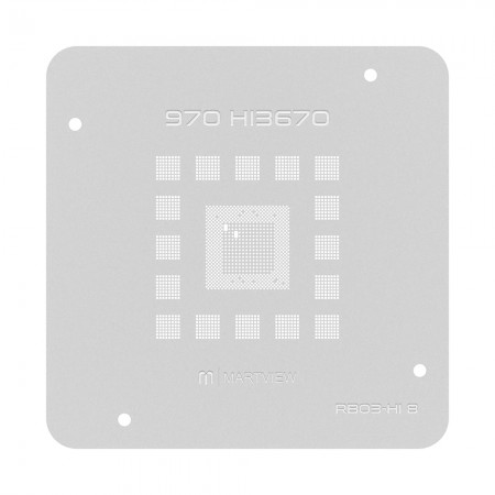 Martview RB03-HI8 CPU BGA Reballing Stencil for Huawei Hisilicon 970 HI3670