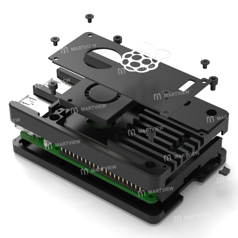 n311 ultra-thin-aluminum-cnc-case-with-cooling-fan-for-raspberry-pi-5-3