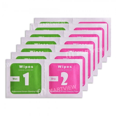Wet Dry Cleaning Wipes Dust Removal Paper Film Dust Removal Sticker Cleaning Kit - 50pcs