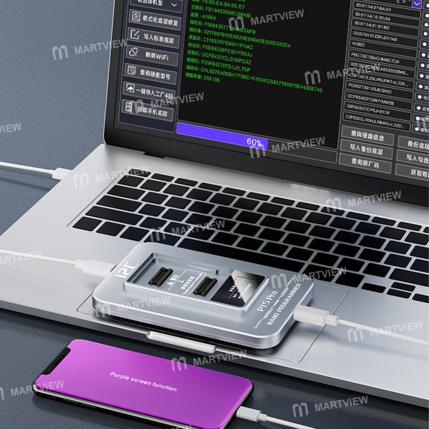 i2c p15-pro-ai-dfu-purple-screen-nand-flash-hdd-read-write-programmer-12