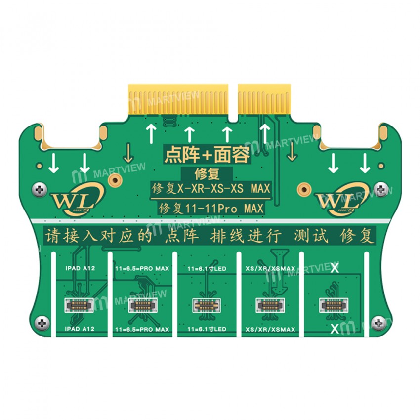 WL V6 V11 Dot Matrix Programmer LCD Screen Original Color Headset Touch Battery Face ID Repair for P