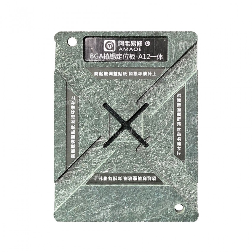 Amaoe A7 A8 A9 A10 A11 A12 A13 CPU Reballing Stencil Net Platform Positioning Plate Magnetic Holder