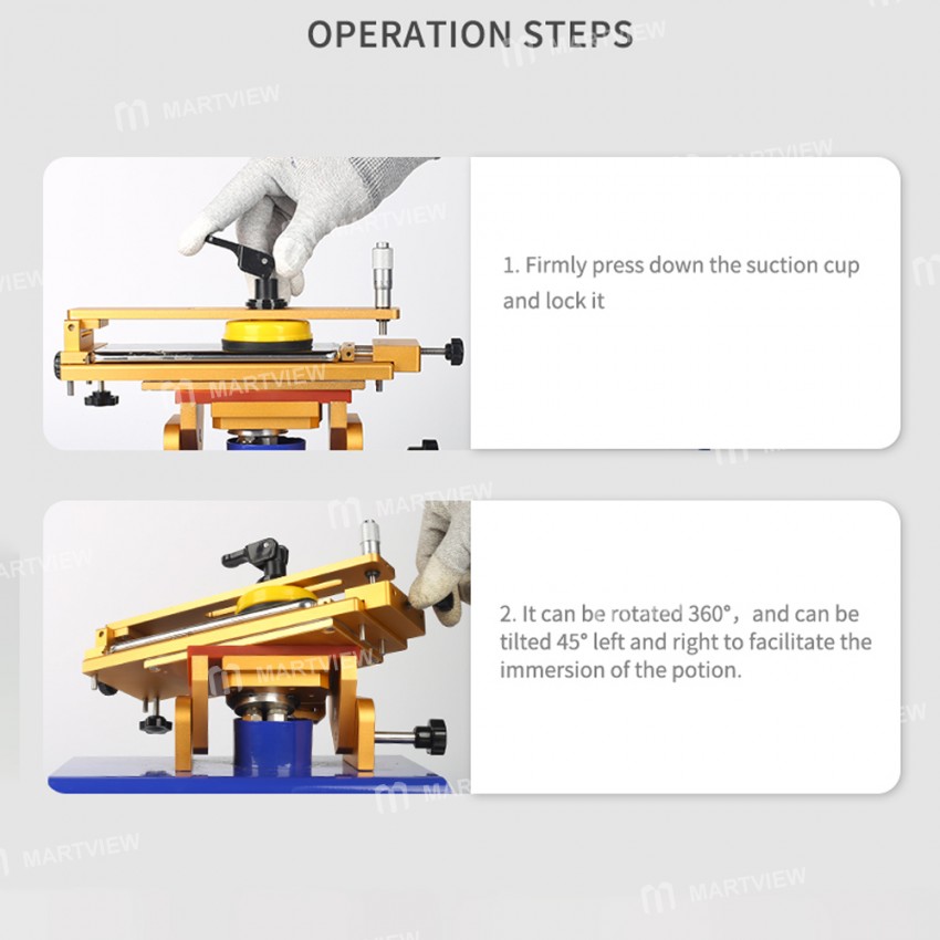 Mechanic 361 Max 360° Rotation Multifunction LCD Screen Heating Degumming Unframe Separator