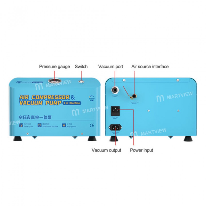 sunshine s-978d-2-in-1-air-compressor-vacuum-pump-integrated-machine-6
