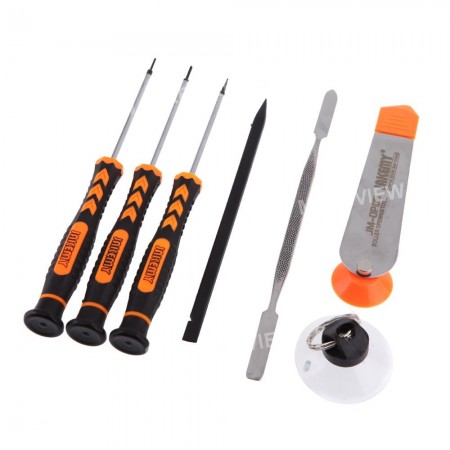 JAKEMY JM-i82 7-in-1 Professional Disassembling Repair Opening Pry Tools Screwdriver Tools Set for Samsung iPhone iPad Laptop Tablet PC