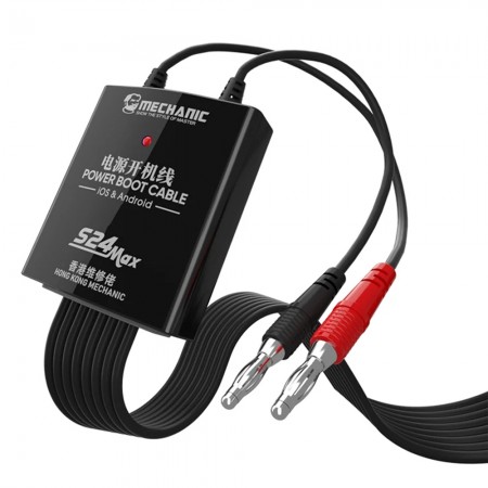 Mechanic S24 Max Boot Control Power Supply Test Cable for iPhone 5S to 15Pro Max and Android