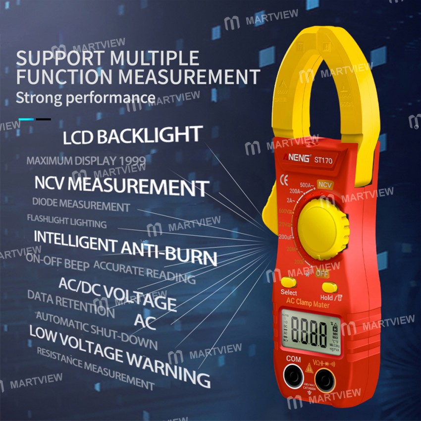 aneng st170-fully-automatic-intelligent-digital-clamp-multimeter-with-ncv-function-4
