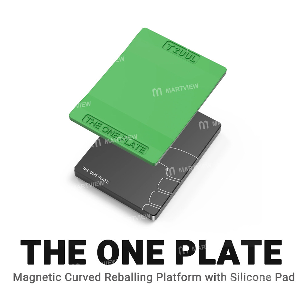 2uul bh12-the-one-plate-magnetic-curved-reballing-platform-with-silicone-pad-2