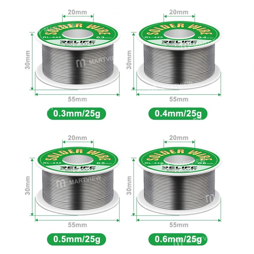 relife rl-445-25g-03-04-05-06mm-high-purity-rosin-core-soldering-wire-8