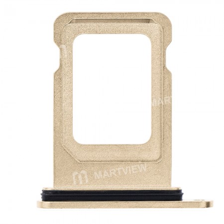 Replacement single sim card tray for iPhone 13 pro 13 pro max gold